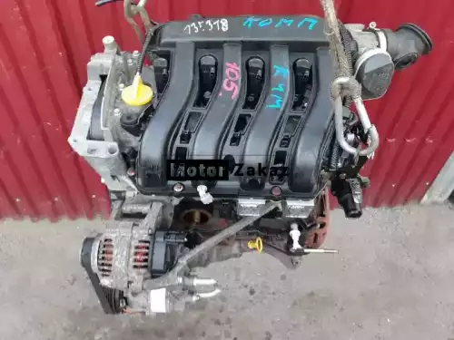 Контрактный б/у двигатель K4M 760 1.6 i Renault Megane