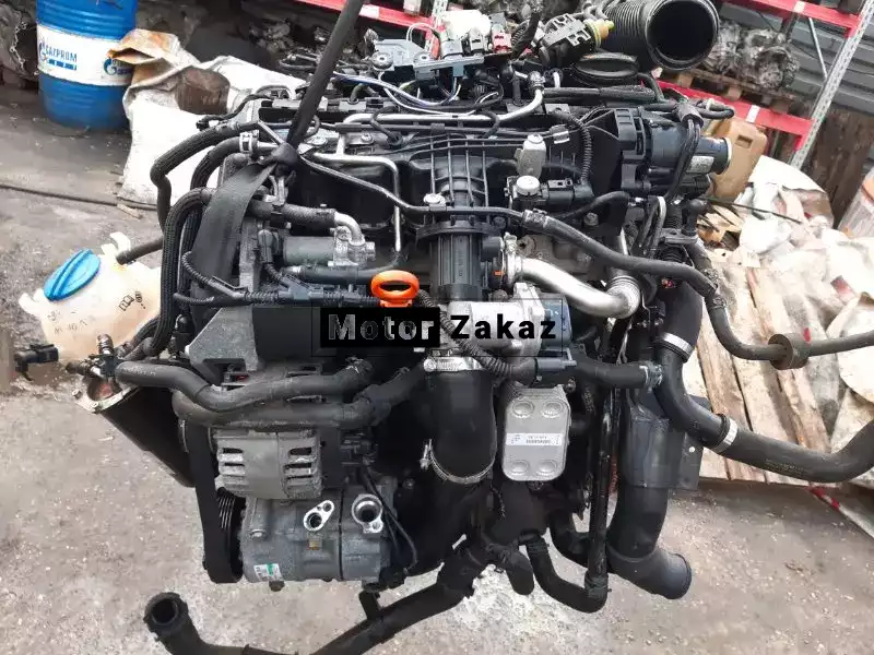 Контрактный б/у двигатель CAYB 1.6 TDI Skoda Rapid